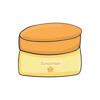 crème solaire spf 50 gratuit vecteur