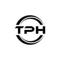 tph lettre logo conception dans illustration. vecteur logo, calligraphie dessins pour logo, affiche, invitation, etc.