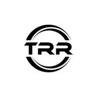 trr lettre logo conception dans illustration. vecteur logo, calligraphie dessins pour logo, affiche, invitation, etc.