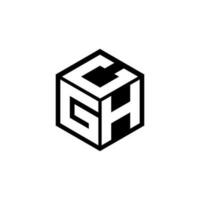 ghc lettre logo conception dans illustration. vecteur logo, calligraphie dessins pour logo, affiche, invitation, etc.
