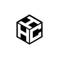 création de logo de lettre hch en illustration. logo vectoriel, dessins de calligraphie pour logo, affiche, invitation, etc. vecteur