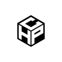 CHP lettre logo conception dans illustration. vecteur logo, calligraphie dessins pour logo, affiche, invitation, etc.