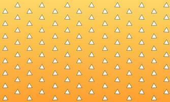 Triangle sans couture modèle sur jaune orange pente Contexte. génial pour imprimer, mode, vêtements, tissu, oreiller, lit feuille conception et plus. vecteur