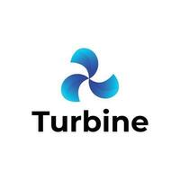 turbine moderne Puissance la fourniture logo conception vecteur