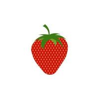 fraise fruit, moderne conception, vecteur
