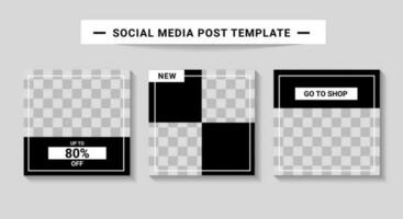 social médias Publier modèles, adapté pour numérique commercialisation, social médias modèles cette sont moderne, branché et attrayant vecteur