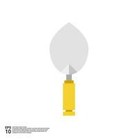 Jaune pelle illustration dans plat conception style vecteur