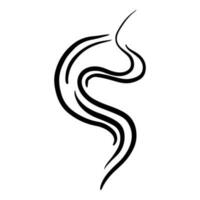griffonnage esquisser style de fumée symbole tiré illustration pour concept conception. vecteur