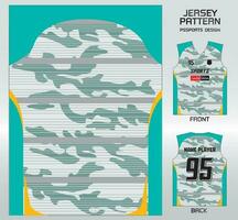 modèle vecteur des sports chemise Contexte image.green camouflage dans le clôture modèle conception, illustration, textile Contexte pour des sports T-shirt, Football Jersey chemise