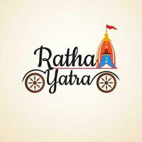 ratha yatra social médias Publier vecteur