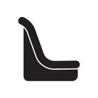 chaise icône vecteur
