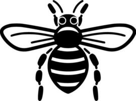 abeille - minimaliste et plat logo - vecteur illustration