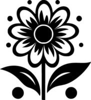 fleur - minimaliste et plat logo - vecteur illustration