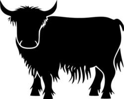 montagnes vache - minimaliste et plat logo - vecteur illustration