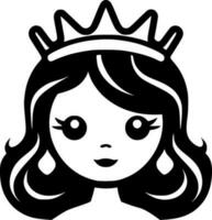 princesse, minimaliste et Facile silhouette - vecteur illustration