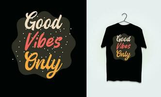 t chemise été typographie , caractères conception pour merch vecteur