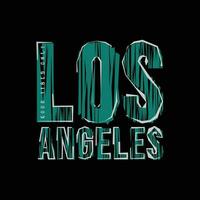 typographie d'illustration de los angeles. parfait pour la conception de t-shirt vecteur