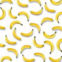 3d réaliste illustration banane. banane isolé vecteur illustration, banane icône