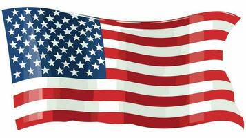 étoiles, rayures, et patriotisme fascinant image de le américain drapeau inspirant nationale fierté vecteur
