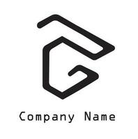 c lettre vecteur logo conception dans noir couleur. adapté pour logo, icône, entreprise, communauté, site Internet, T-shirt conception, affiche, concept.