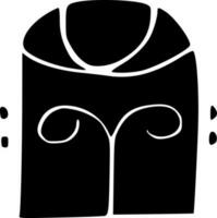 noir logo icône vecteur