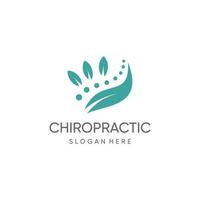 chiropratique logo conception unique idée concept vecteur