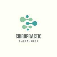 chiropratique logo conception unique idée concept vecteur