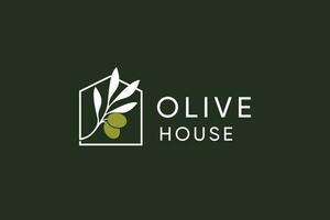 olive logo conception vecteur avec moderne Créatif concept