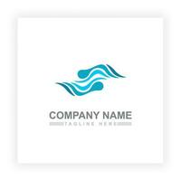 océan vagues logo modèle océan vecteur Facile et moderne logo conception adapté pour logos de minéral l'eau entreprises, en buvant l'eau entreprises et ressorts. Facile logo