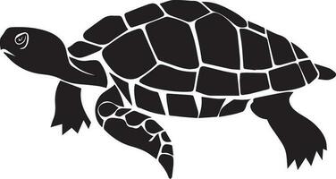 tortue vecteur silhouette illustration