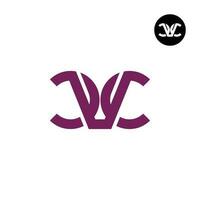 lettre cvc monogramme logo conception vecteur