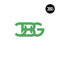 lettre cbg monogramme logo conception vecteur