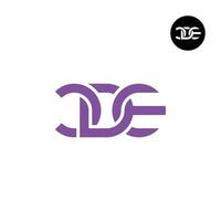 lettre cde monogramme logo conception vecteur