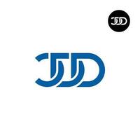 lettre CDD monogramme logo conception vecteur