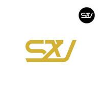 lettre szv monogramme logo conception vecteur