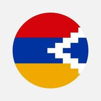 illustration simple du drapeau de l'artsakh pour le jour de l'indépendance ou les élections vecteur