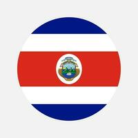 illustration simple du drapeau du costa rica pour le jour de l'indépendance ou les élections vecteur