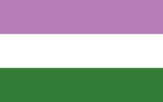 drapeau de fierté genderqueer identité sexuelle drapeau de fierté vecteur