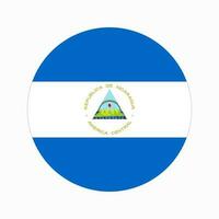 illustration simple du drapeau du nicaragua pour le jour de l'indépendance ou l'élection vecteur