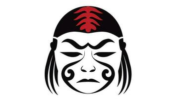 esprit de le guerrier explorer le énigmatique samouraï masque pour iconique symbolisme vecteur