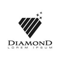 diamant vecteur logo modèle