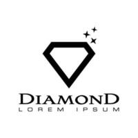 diamant vecteur logo modèle