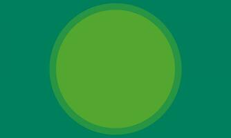 abstrait vert Contexte. minimaliste cercle vert. vecteur illustration