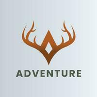 Extérieur aventures logo vecteur