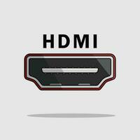 le illustration de hdmi connecteur vecteur