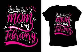 maman T-shirt conception, de la mère journée T-shirt, de la mère journée typographie T-shirt, content de la mère journée typographie t chemise pour mère amoureux. vecteur