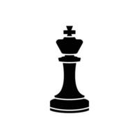 pièce de roi d'échecs vecteur