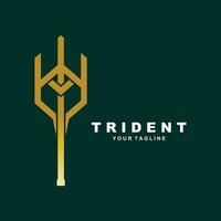 icône de vecteur de modèle de logo trident