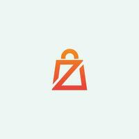 initiale lettre z magasin logo éléments. vecteur