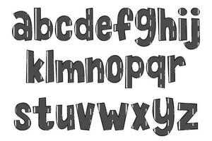 fabriqués à la main Autoroute des lettres. Couleur Créatif art typographique conception vecteur